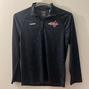 Capitals Navy Quarter Zip